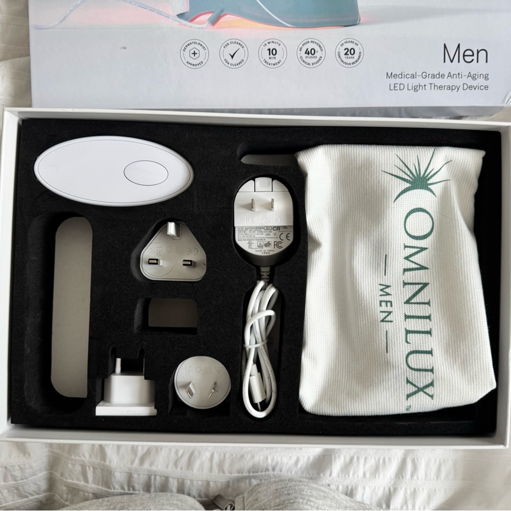 Omnilux Men LED Face Mask - Gray - Picture 10 of 10